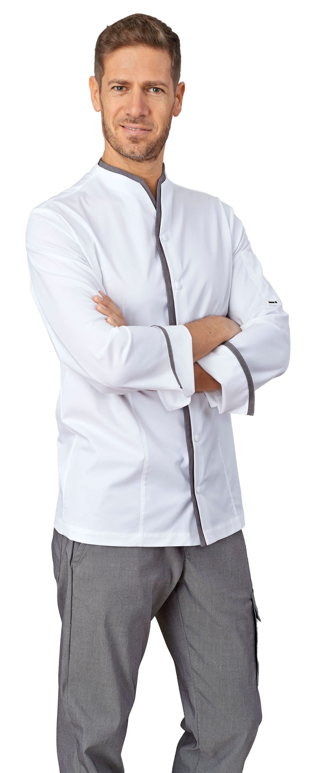 SIGGI Strečový rondon VICTOR sivá Farba: Biela, Veľkosť: M