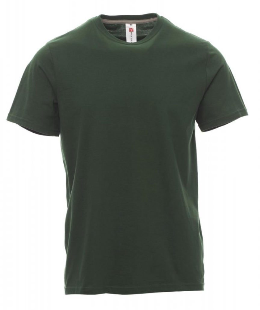 PAYPER SUNSET zelené  tričko Farba: Zelená fľašková, Veľkosť: 5XL