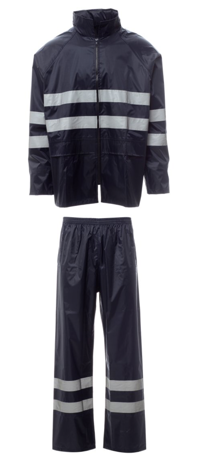 PAYPER NYLON SET REFLEX modrý do dažďa Farba: Modrá tmavá, Veľkosť: L