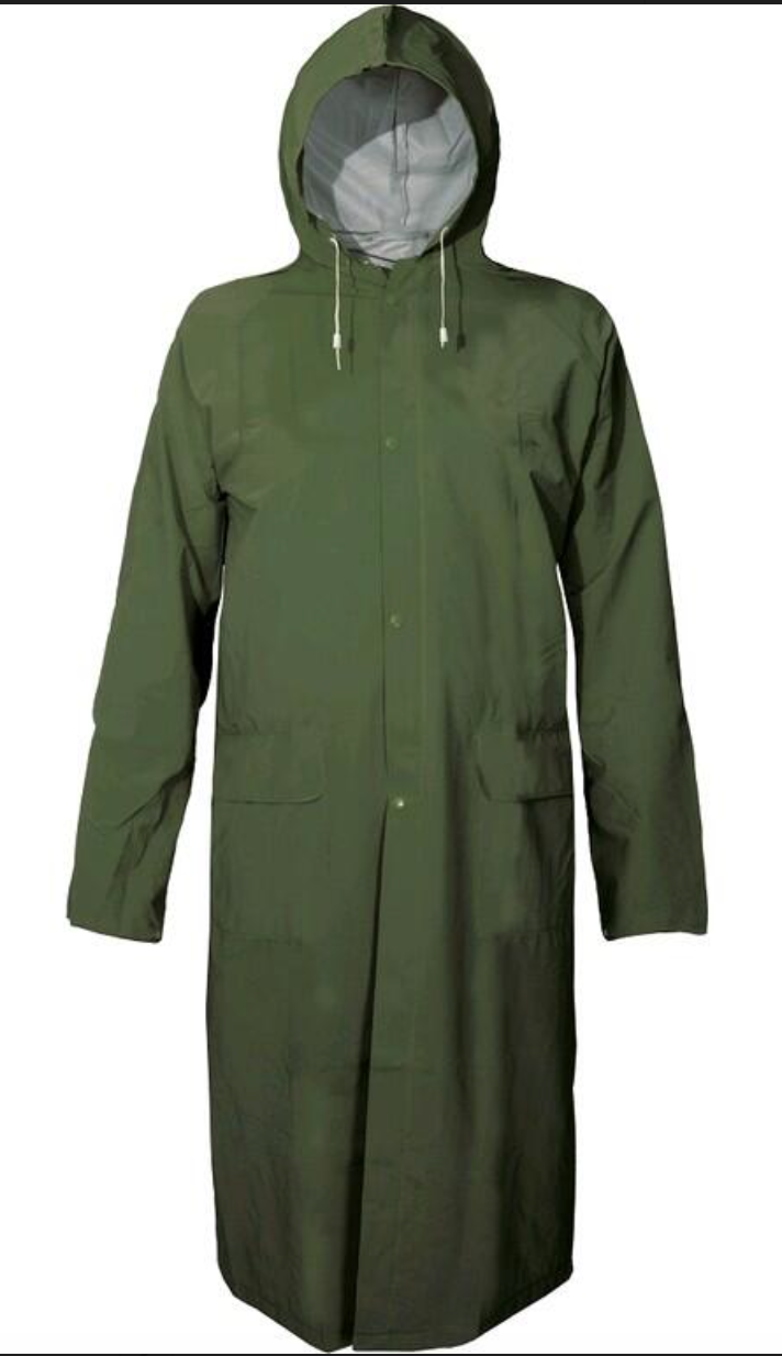 CXS Nepremokavý plášť PVC do dažďa Farba: Zelená fľašková, Veľkosť: 4XL