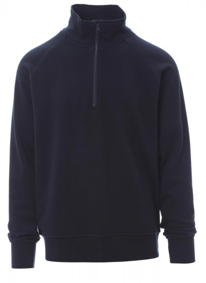 PAYPER AUSTIN mikina s polovičným zipsom Farba: Modrá tmavá, Veľkosť: L