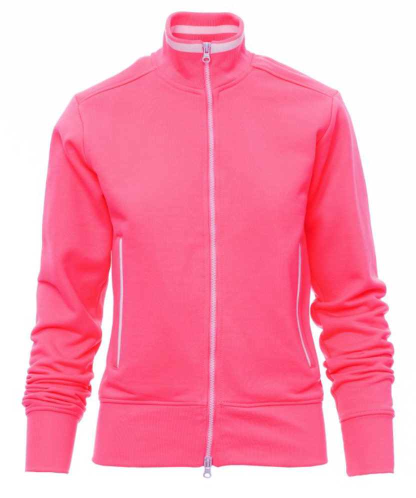 PAYPER MELBOURN dámska mikina Farba: Ružová reflexná/fluo, Veľkosť: L