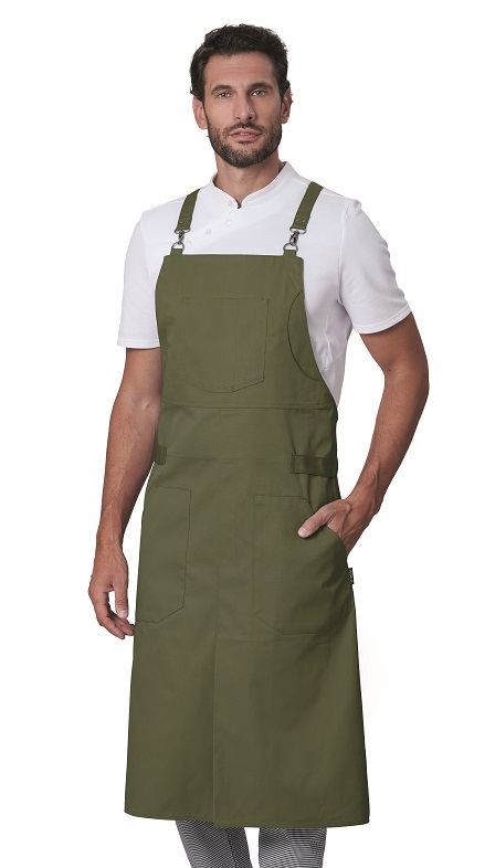 SIGGI Zástera s kovovými prackami Chef zelená