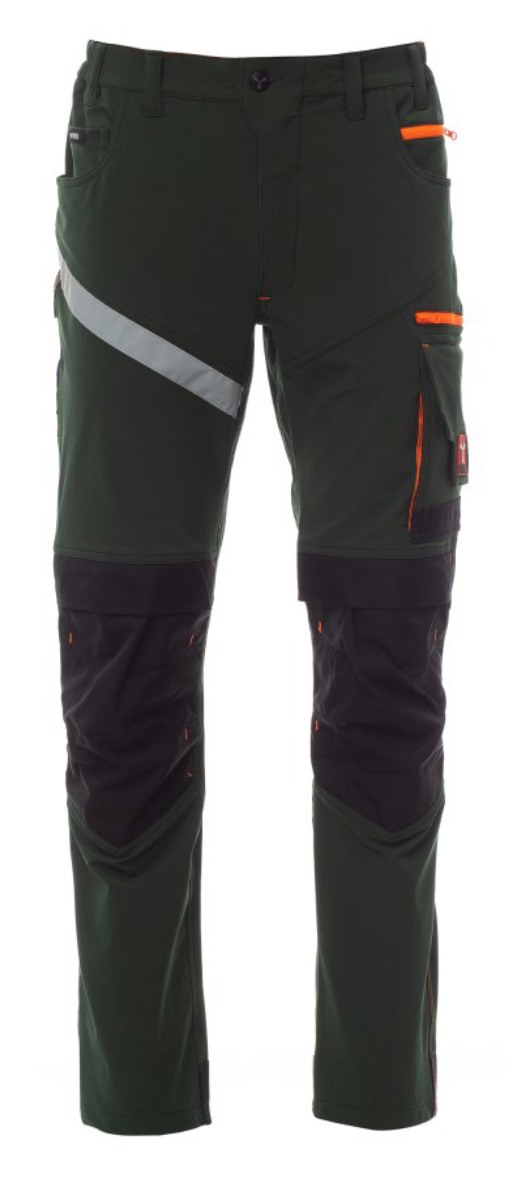 PAYPER Strečové nohavice NEXT 4W zelené Farba: Sivá antracit, Veľkosť: 60