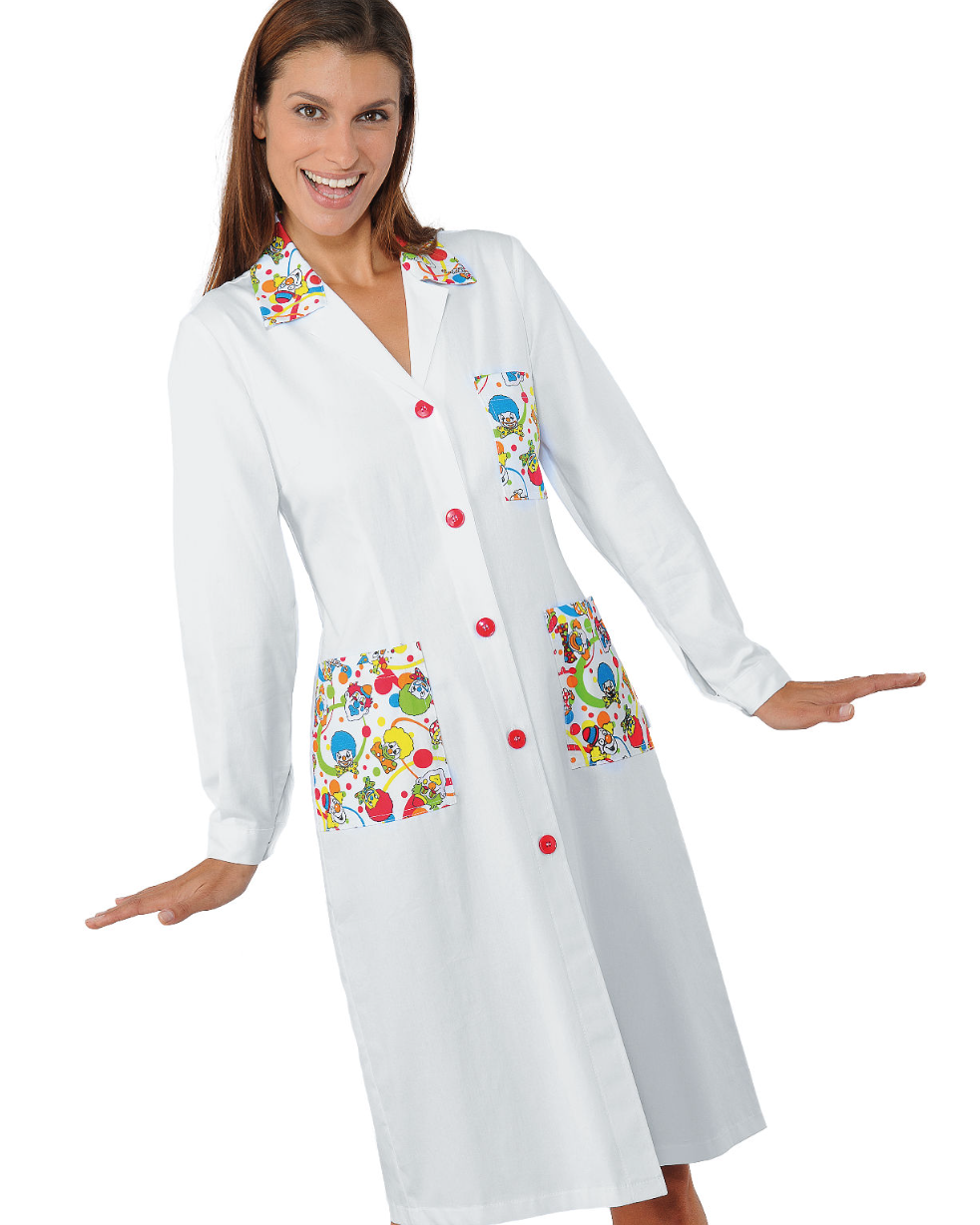 ISACCO Dámske šaty so vzorom Farba: Biela, Veľkosť: XXL