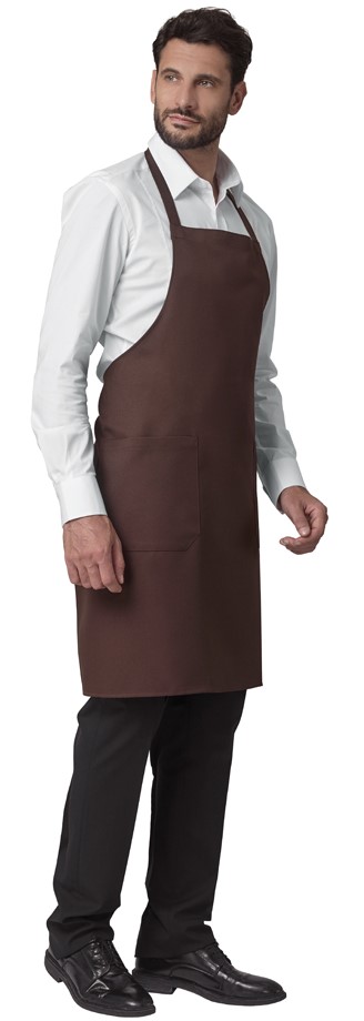 SIGGI Zástera s náprsenkou ELWOOD hnedá Farba: Hnedá tmavá