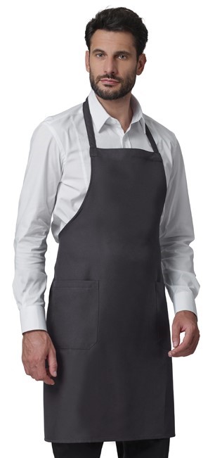 SIGGI Zástera s náprsenkou ELWOOD sivá Farba: Sivá