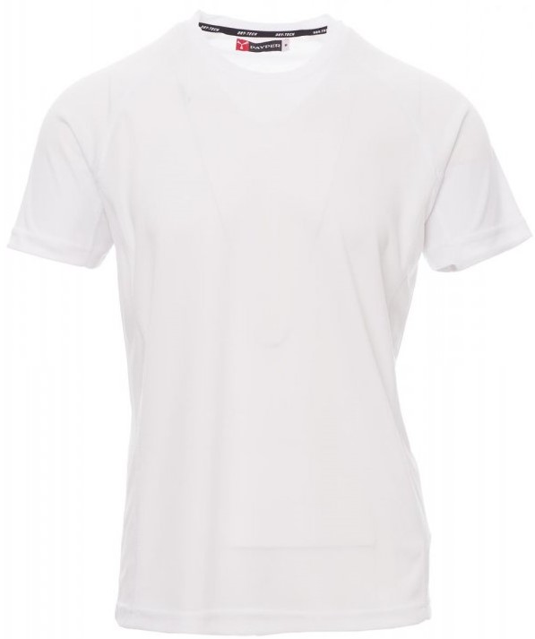 PAYPER RUNNER pánske funkčné tričko Farba: Biela, Veľkosť: XXL