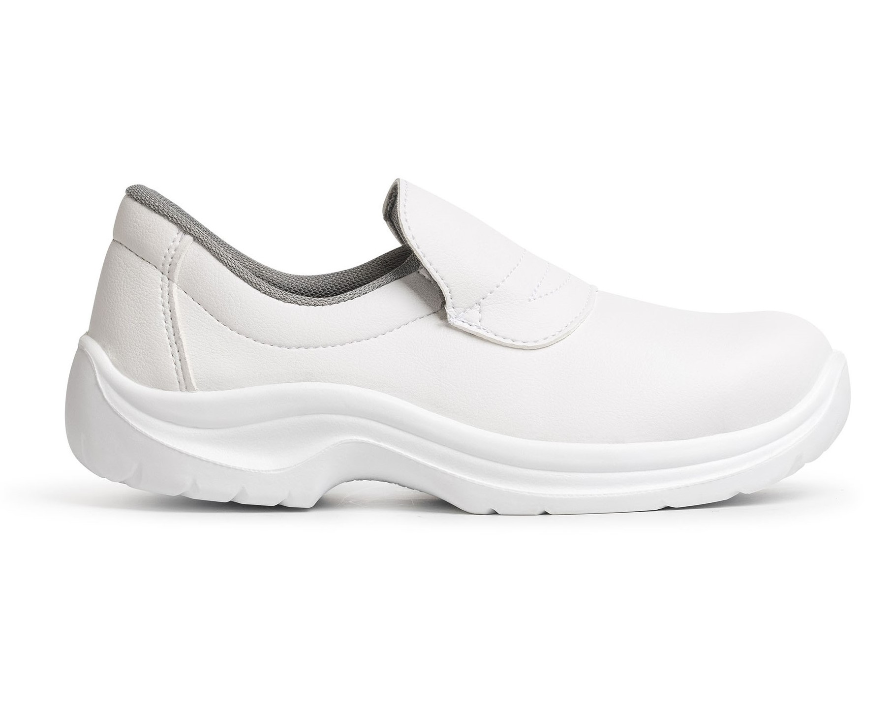 DIAN Priedušná zdravotná poltopánka S2 biela Veľkosť: 42, Typ špice: oceľová špica, Typ stielky: bez bezpečnostnej stielky