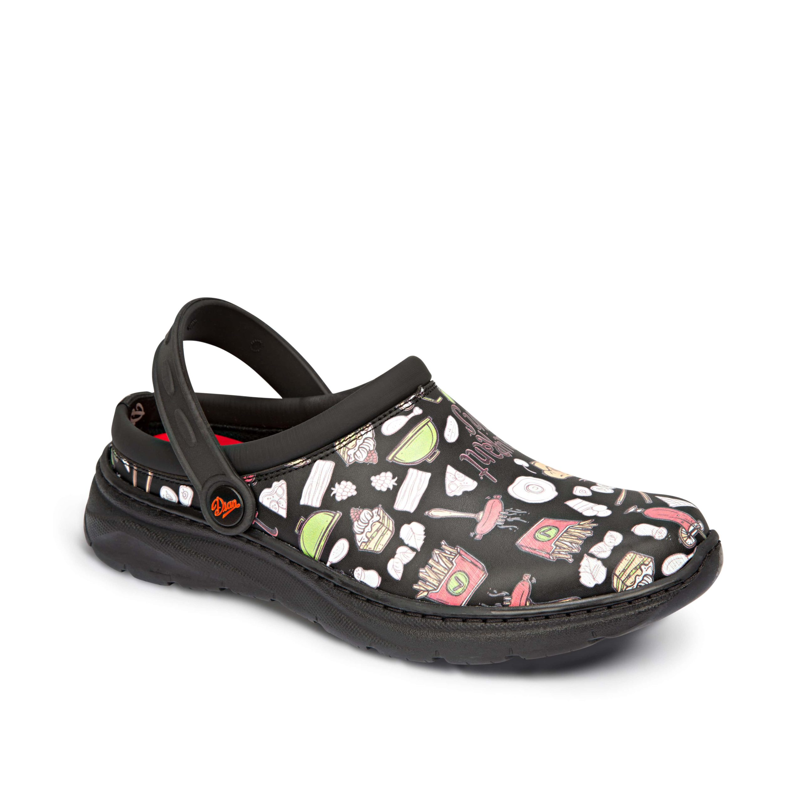 DIAN JAVEA ESTAMPADO zdravotná obuv so vzorom Farba: Čierna, Veľkosť: 46