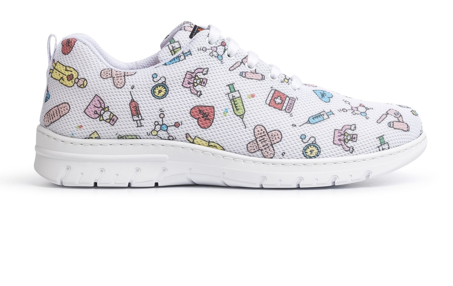 DIAN CALPE ESTAMPADO poltopánka so vzorom Farba: Biela, Veľkosť: 40