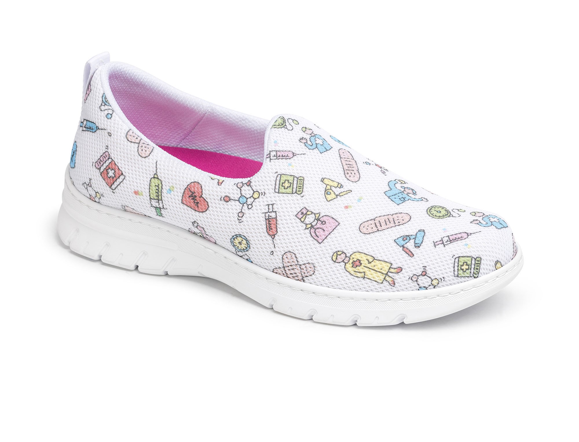 DIAN VALENCIA PLUS ESTAMPADO obuv so vzorom Farba: Biela, Veľkosť: 42