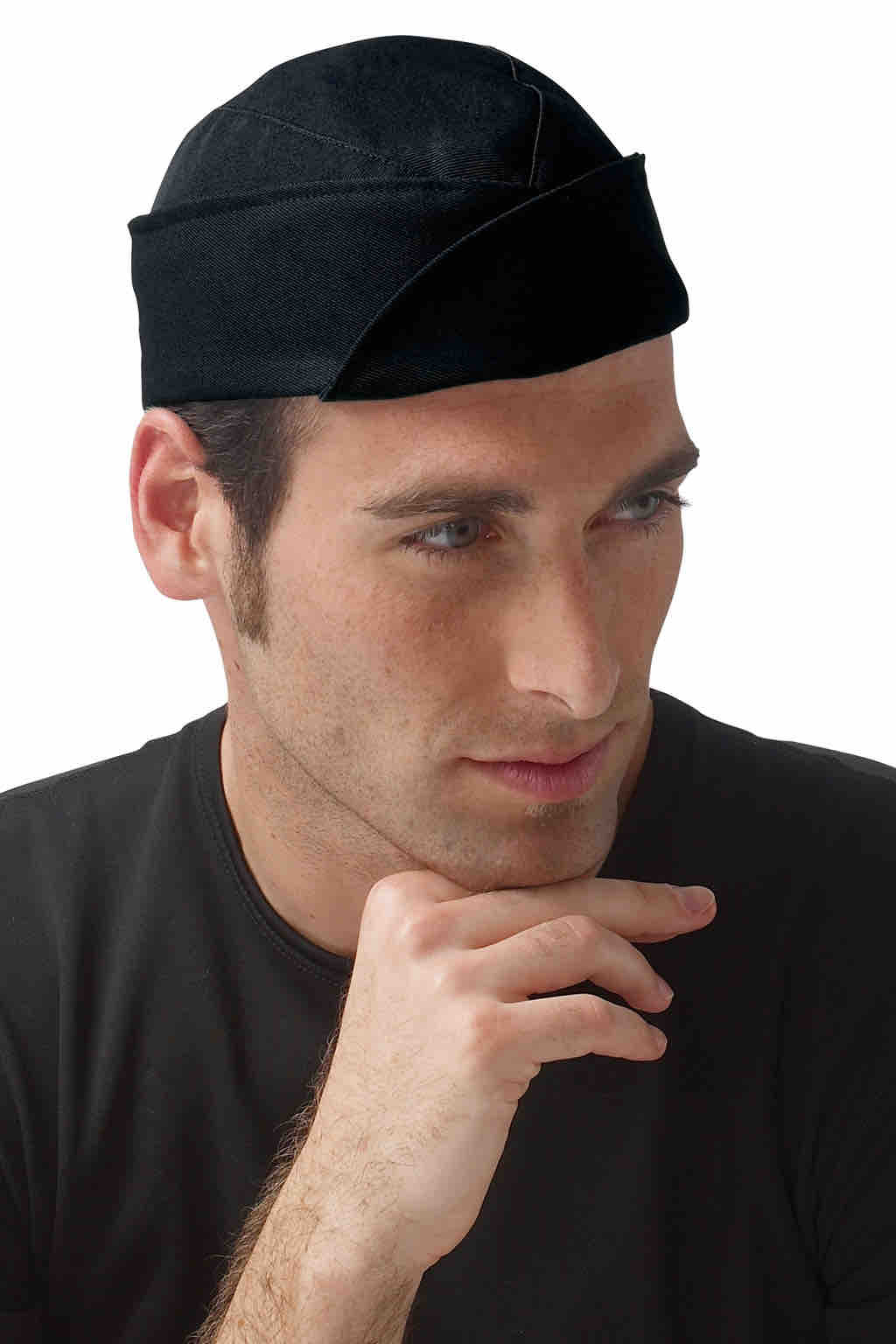 SIGGI Kuchárska čiapka BRAD čierna Farba: Čierna