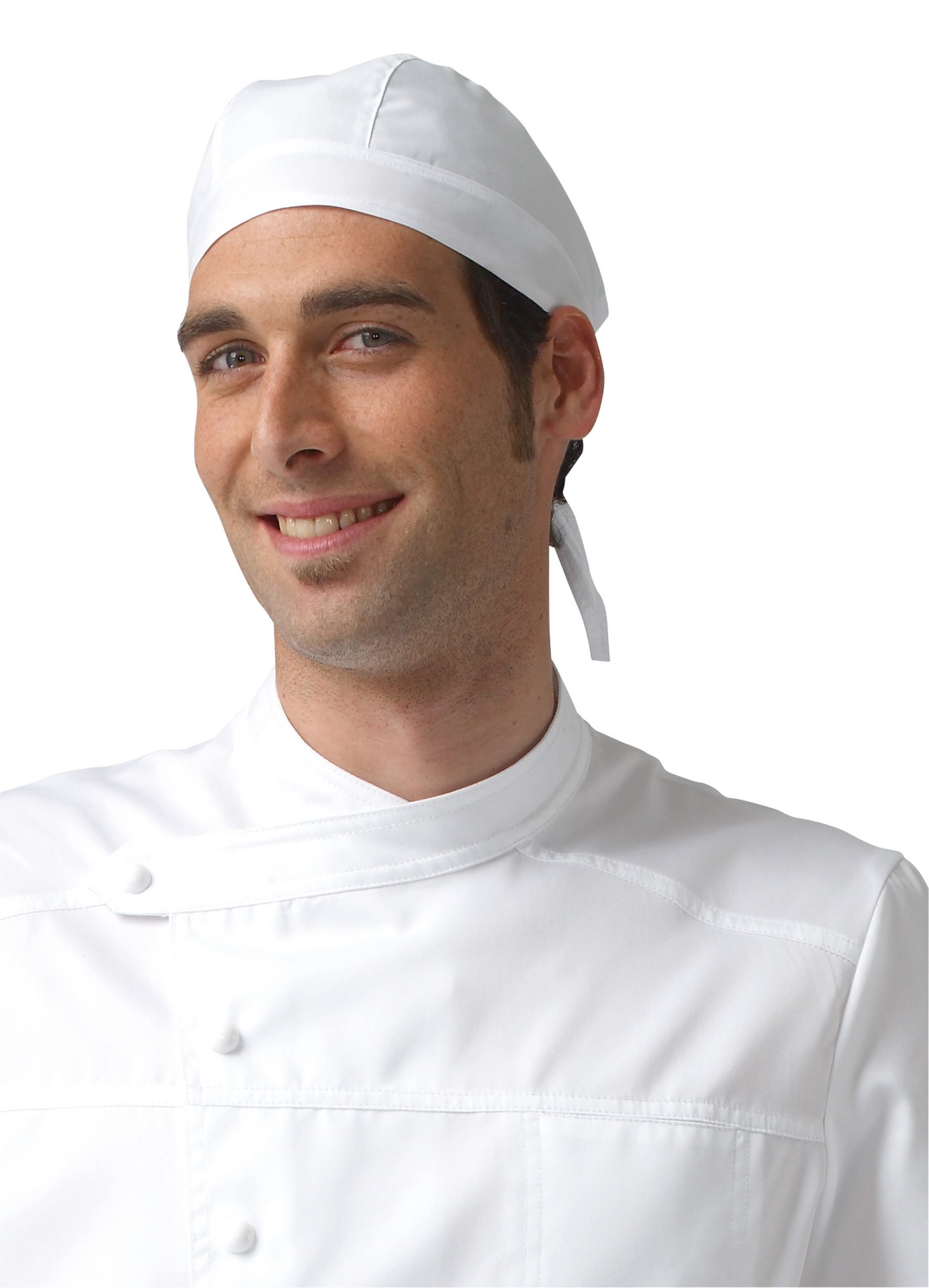 SIGGI Kuchárska bandana MARTIN biela Farba: Biela