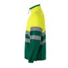 TWO-TONE fleecová mikina polozips