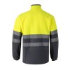 TWO-TONE fleecová mikina polozips