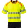 Reflexné tričko ALLEY žltá+modrá