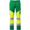 Reflexné nohavice WORKING SUMMER žltá/zelená