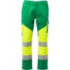 Reflexné nohavice WORKING žltá/zelená