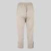 PANTALON PIRATA MUJER X.LINEN (Farba BEIGE, Veľkosť S)