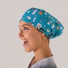 HAT SURGEON ELASTIC BAND PRINTING (Farba MOLARES, Veľkosť UD)