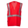 Reflexná vesta EXTRA MESH červená