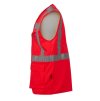 Reflexná vesta EXTRA MESH červená