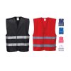 Vesta farená s reflexnými pásmi
