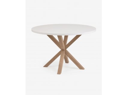 ARGO jedálenský stôl, biely Ø 119 cm