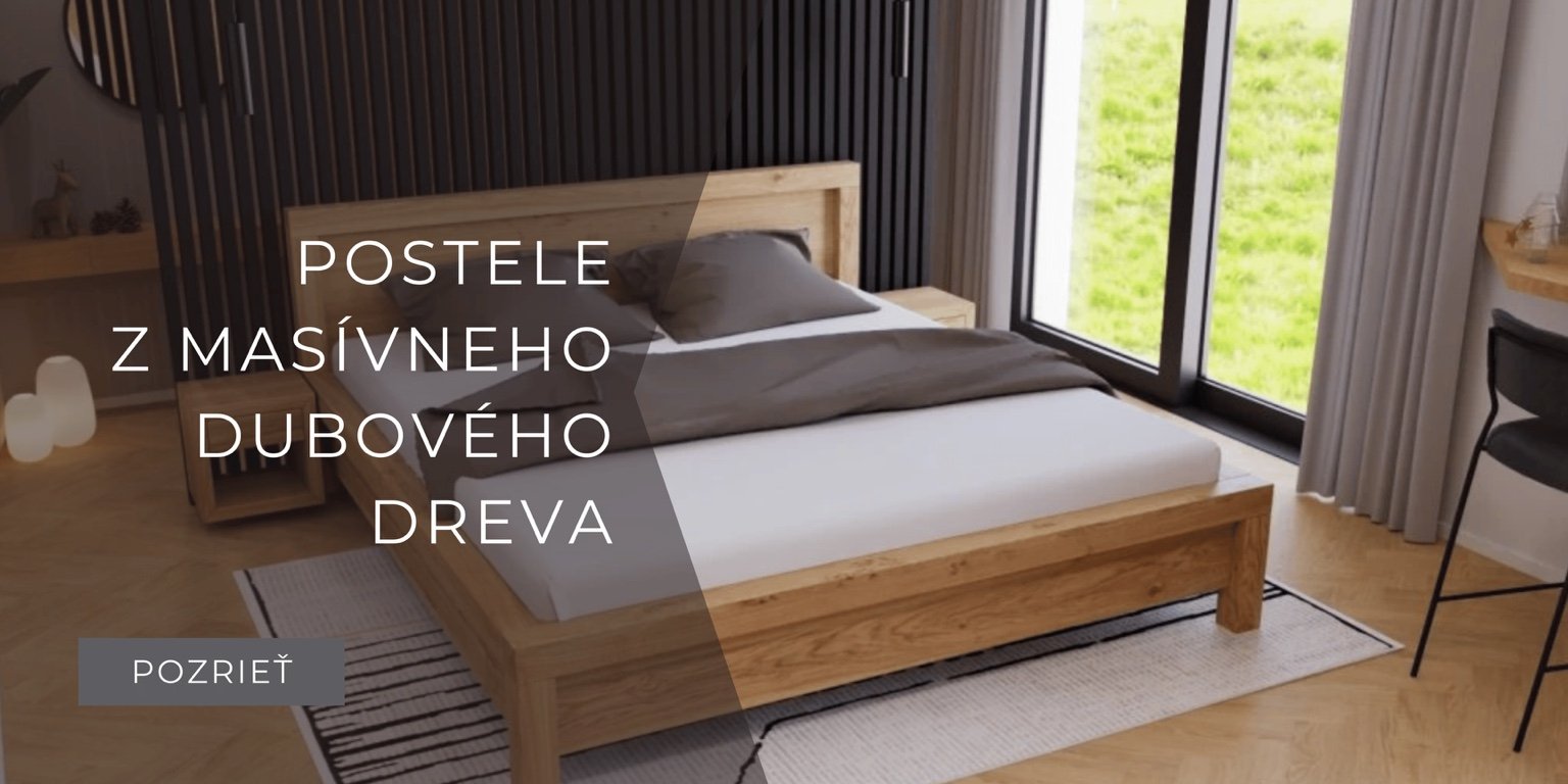 Masívne dubové postele