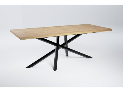 Dubový stôl z masívu MIKADO NEW 50 slim (Rozmer stola 160x100 cm)