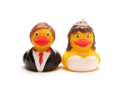 143 1 kachnicky bridal couple set of 2 schnabels