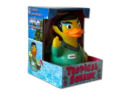 1922 kachnicka tropical squawk duck celebriducks