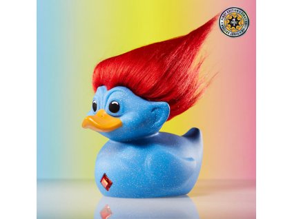 Kachnička Trolls Glitter Blue (Blue with Red Hair) TUBBZ (Collectable)
