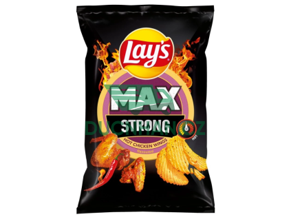 lays max strong hot chicken wings
