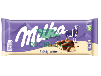 milka bubbly white