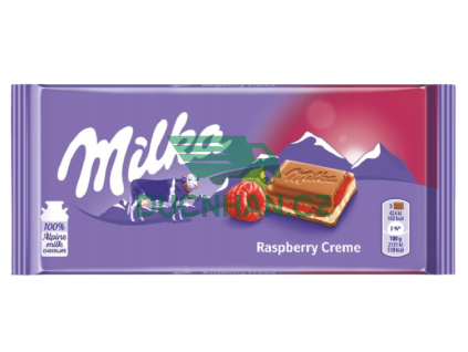 milka raspberry creme