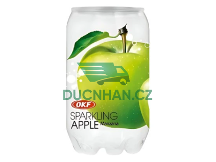 sparkling 350ml green apple