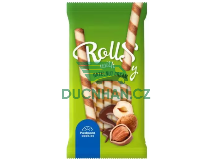 wafer rolls 160g piedmont hazelnut cream