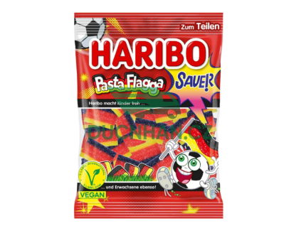 Haribo 160g pasta flagga sauer