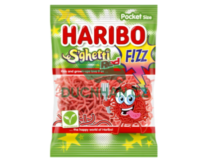 Haribo 80g sghetti red fizz