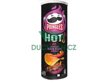 Pringles 165g - hot BBQ ribs  (b19) 41,9