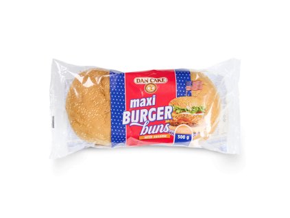 DANCAKE MAXI BURGER BUNS 300g sesame