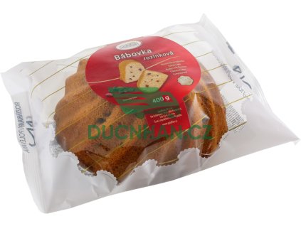 Goldfein babovka 400g rozinky