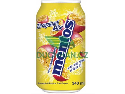 mentos 340ml tropical mix