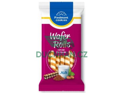 wafer rolls 160g piedmont cocoa cream milk
