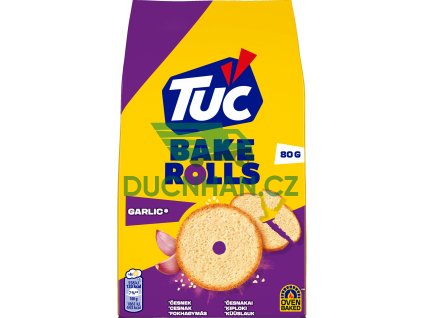 Tuc bake rolls 80g cesnek
