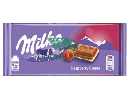 milka raspberry creme