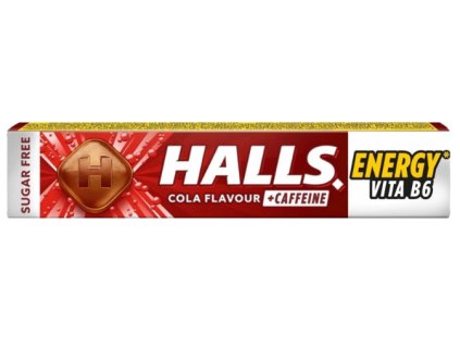 halls cola + caffeine