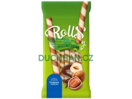 wafer rolls 160g piedmont hazelnut cream